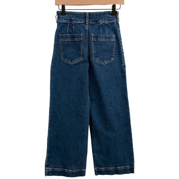 Pilcro Dark Blue Flare Jeans - Picture 3 of 12